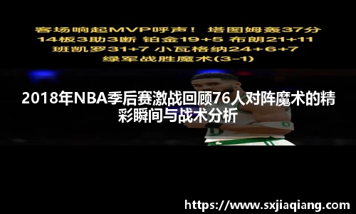 2018年NBA季后赛激战回顾76人对阵魔术的精彩瞬间与战术分析